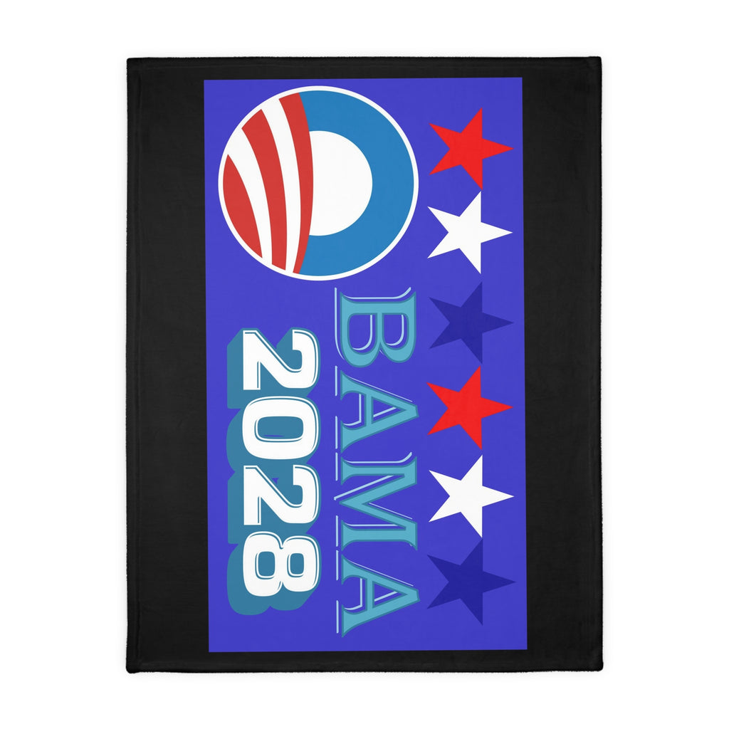 Obama 2028 60" X 80" Velveteen Microfiber Blanket