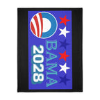 Obama 2028 60" X 80" Velveteen Microfiber Blanket