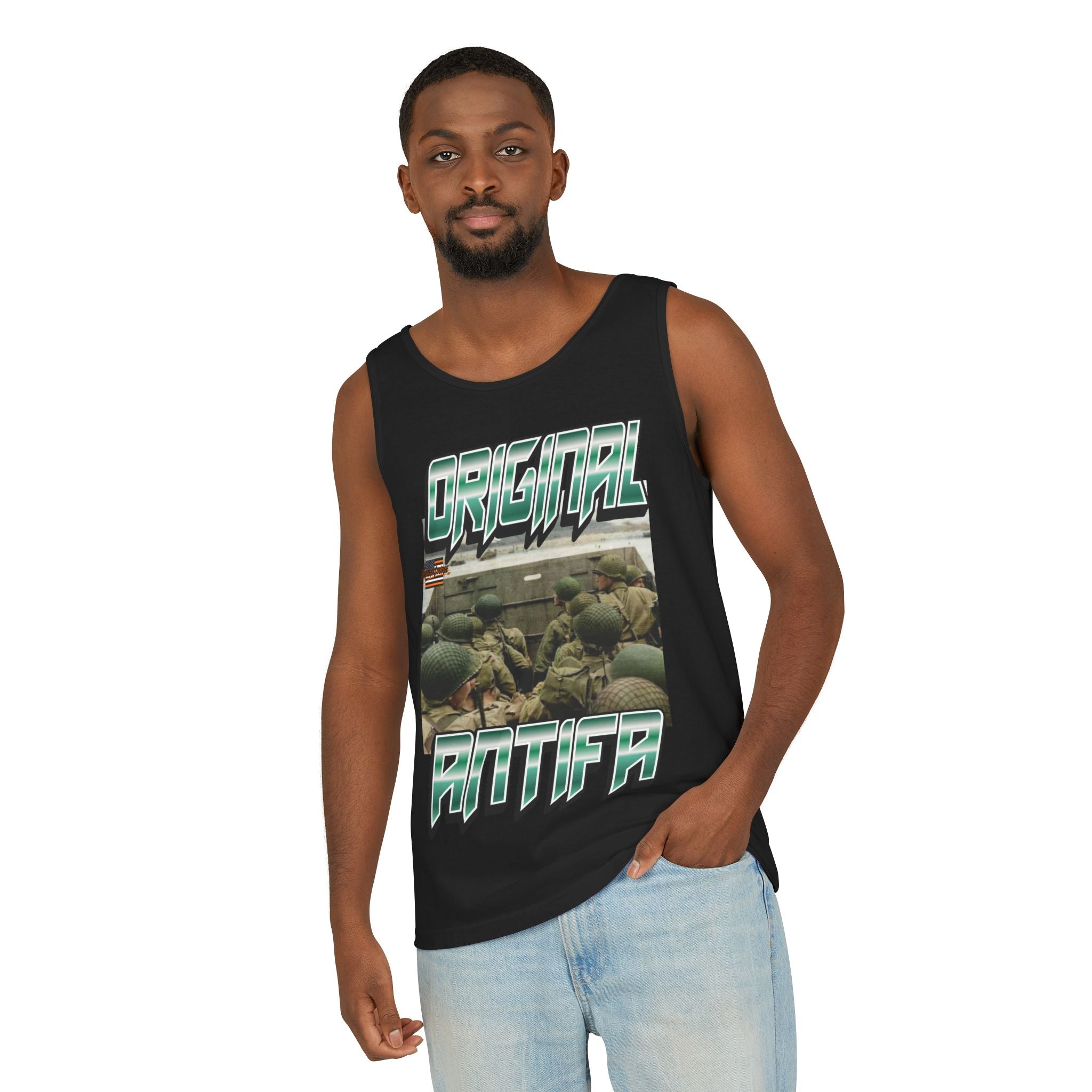 Original Antifa Unisex Cotton Tank Top