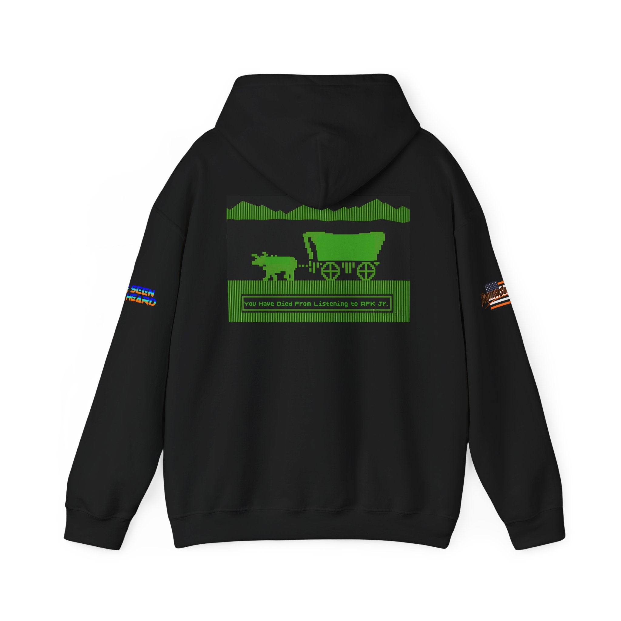 RFK Jr. Kills Unisex Heavy Blend Gildan Hoodie Sweatshirt, Casual Wear, Gift for Activists, Comfortable Protest Wear