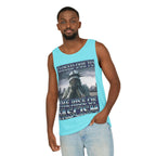 Closed Due to the Rise of Fascism Unisex Cotton Tank Top