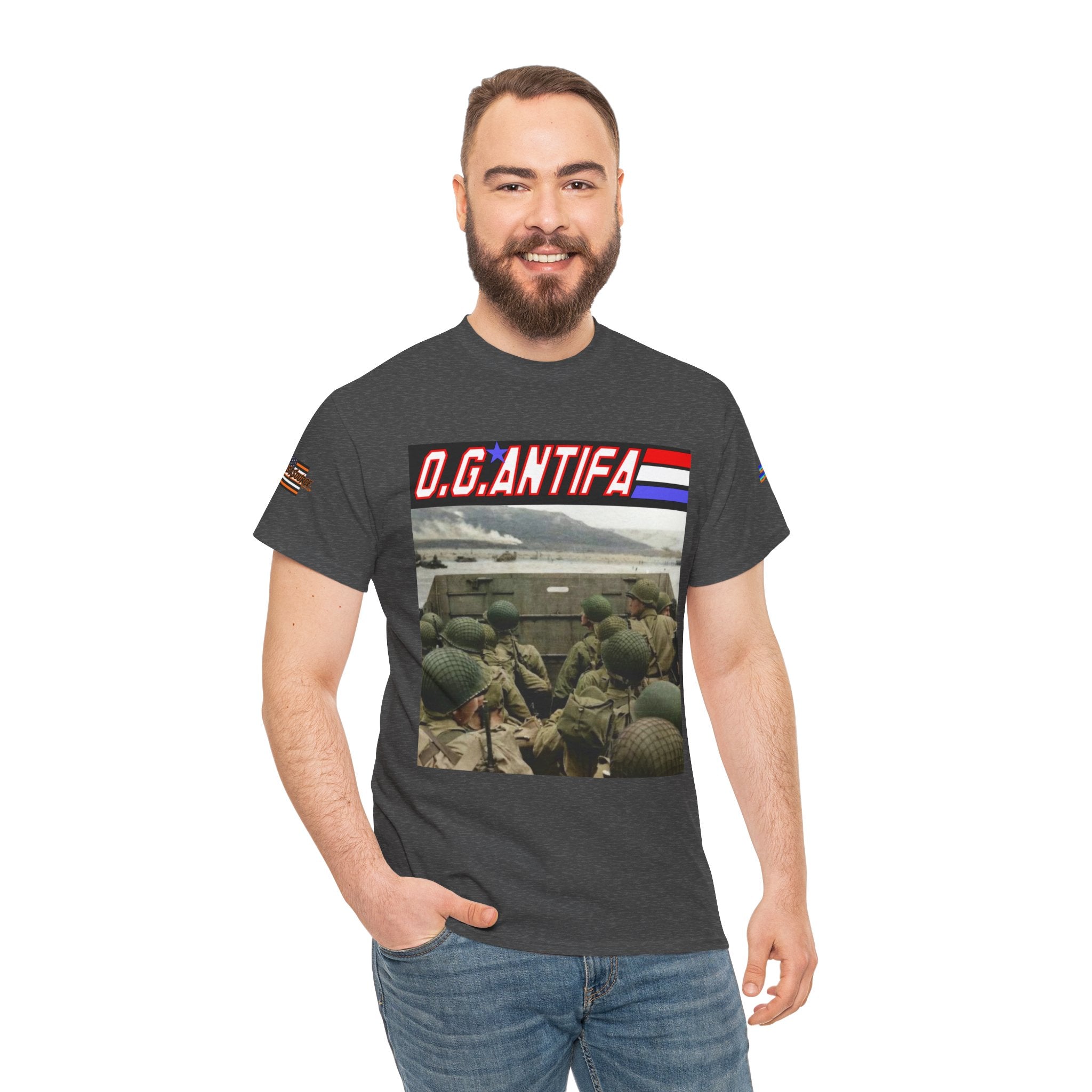 Original Antifa Unisex Heavy Cotton Gildan Tee