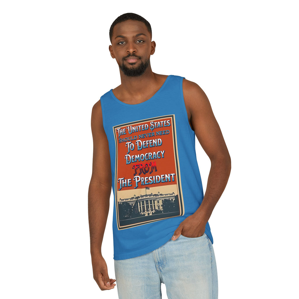 Defending Democracy Unisex Cotton Tank Top