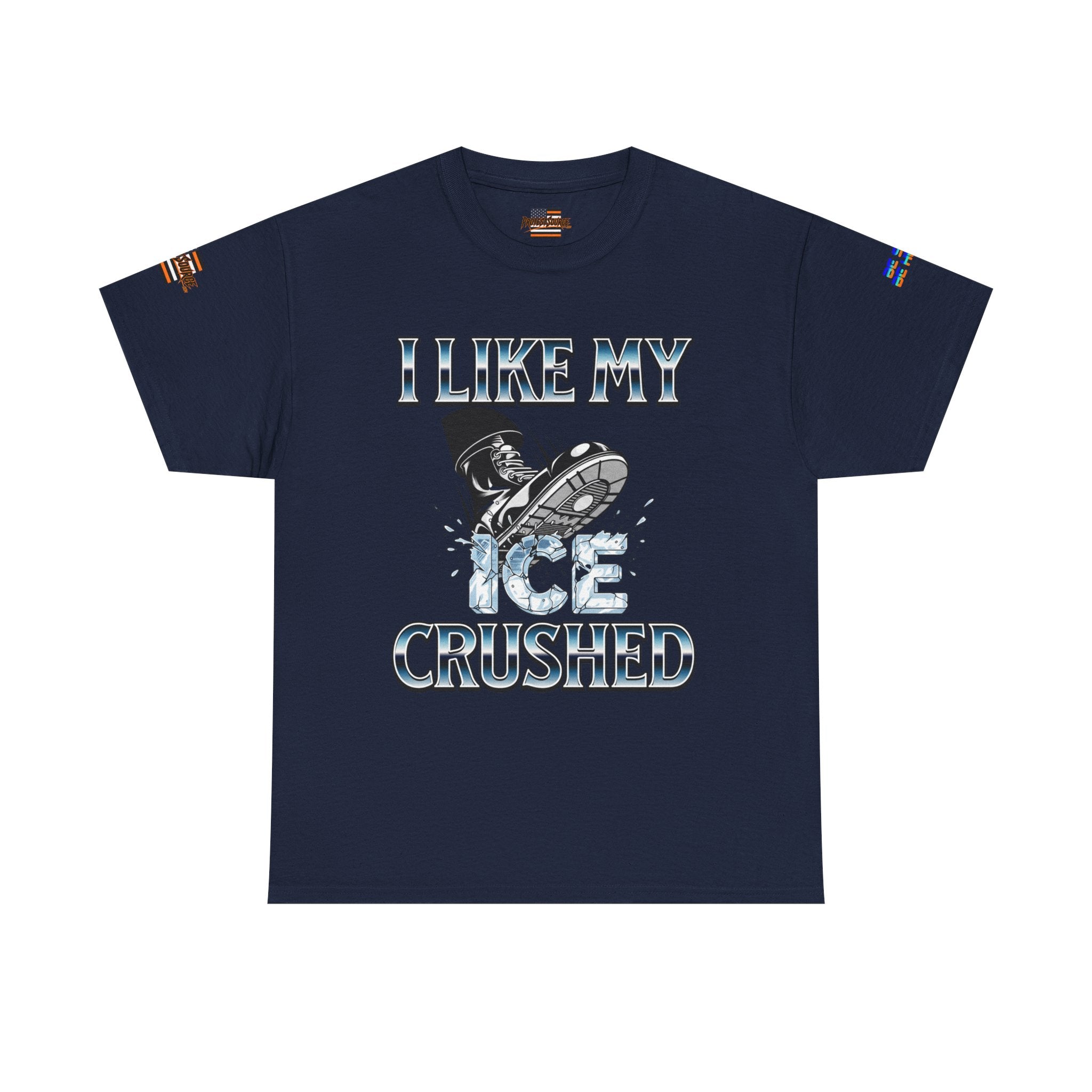 I Like My ICE Crushed Unisex Heavy Cotton Gildan Tee, Casual Wear, Gift for Activists, Comfortable Protest Wear