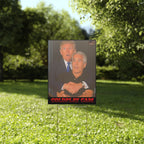 Trump and Epstein Coldplay Cam 18"X24" Plastic Protest Yard Sign w/Wire Stand