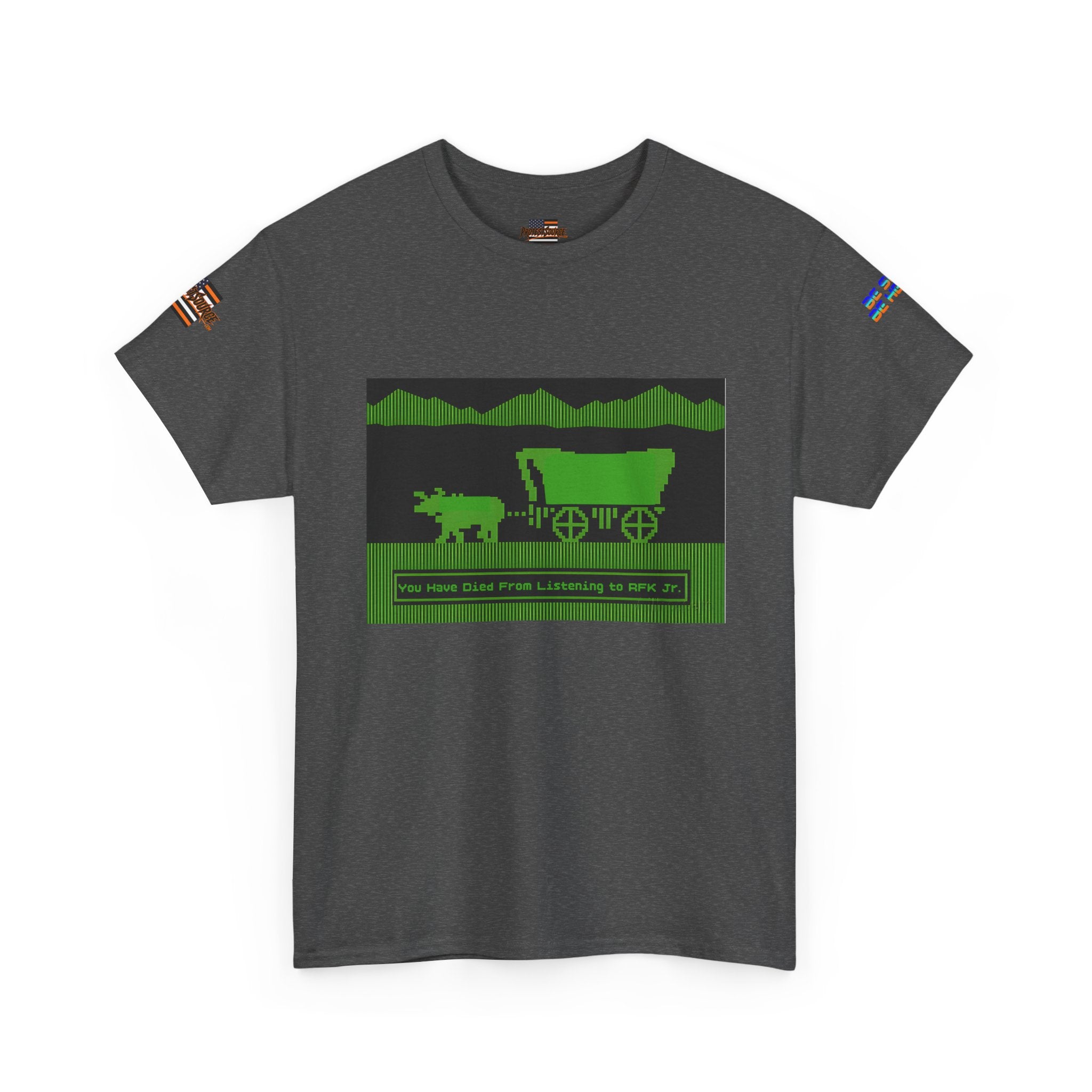 RFK Jr. Kills Unisex Heavy Cotton Gildan Tee, Casual Wear, Gift for Activists, Comfortable Protest Wear