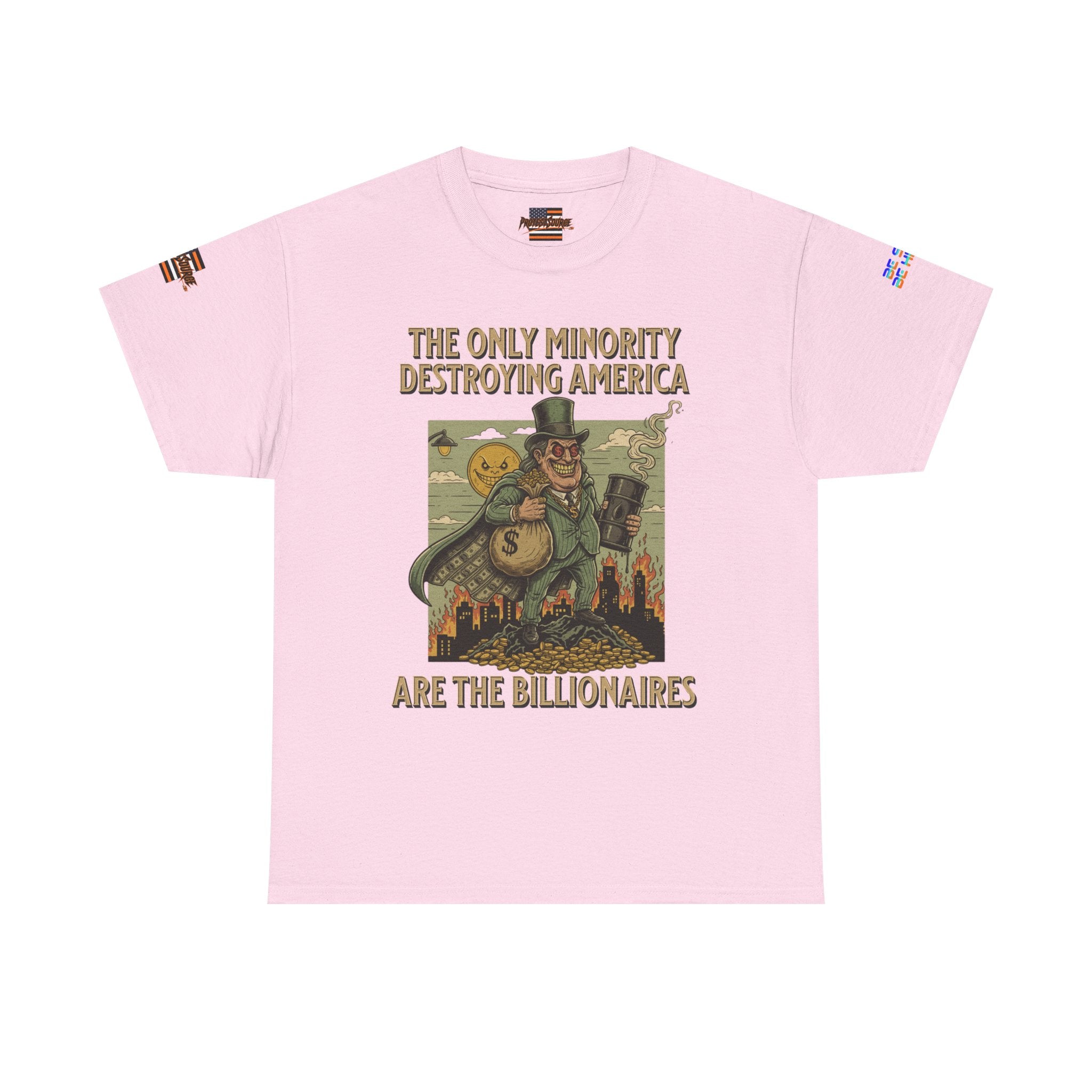The Only Minority Destroying America Unisex Heavy Cotton Gildan Tee, Casual Wear, Gift for Activists, Comfortable Protest Wear