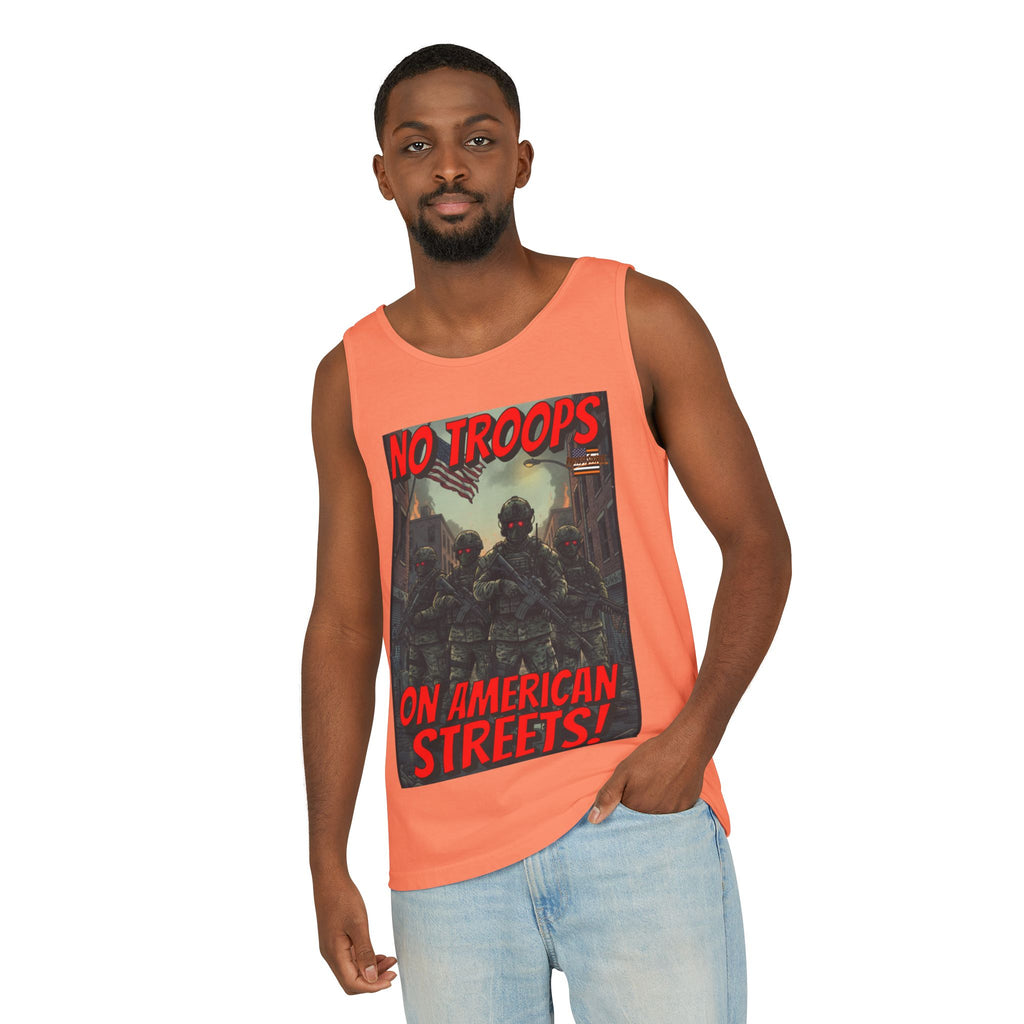 No Troops On American Streets Unisex Cotton Tank Top