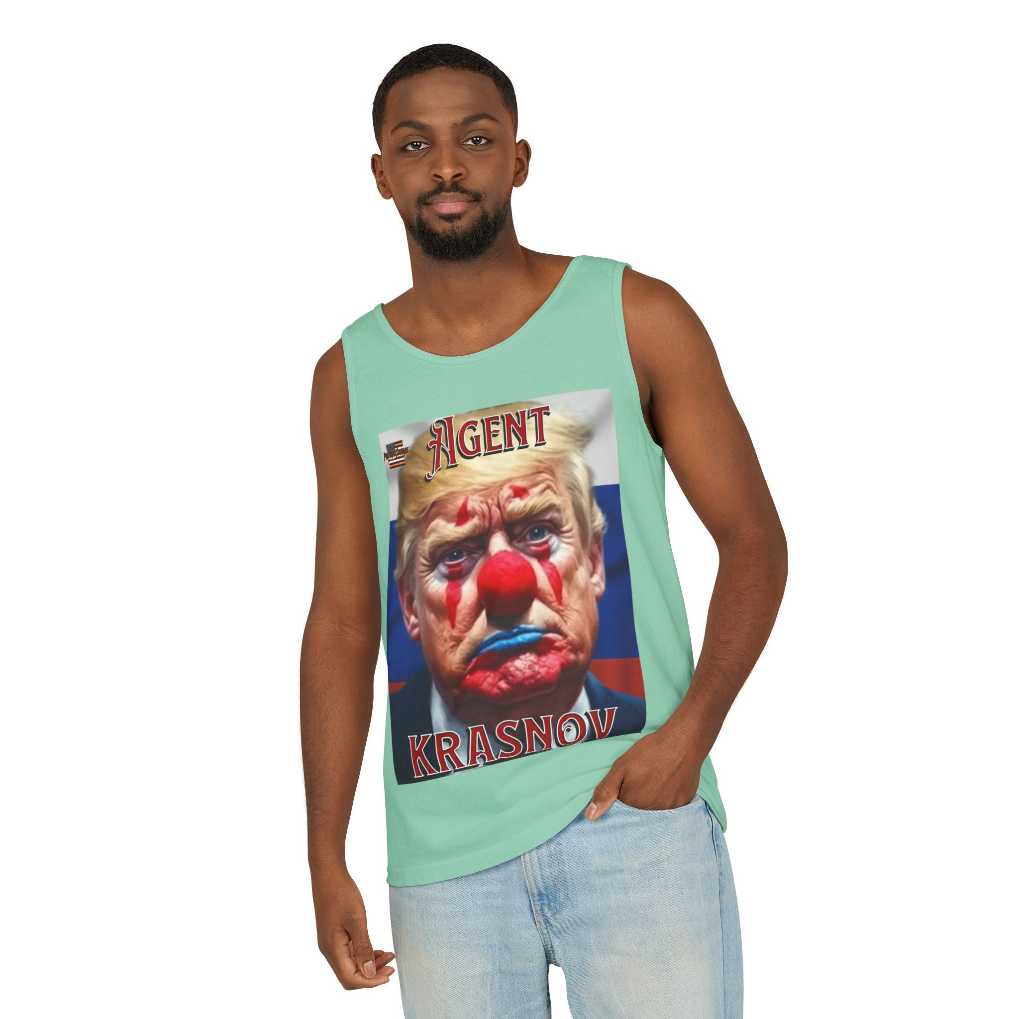 Agent Krasnov Unisex Cotton Tank Top