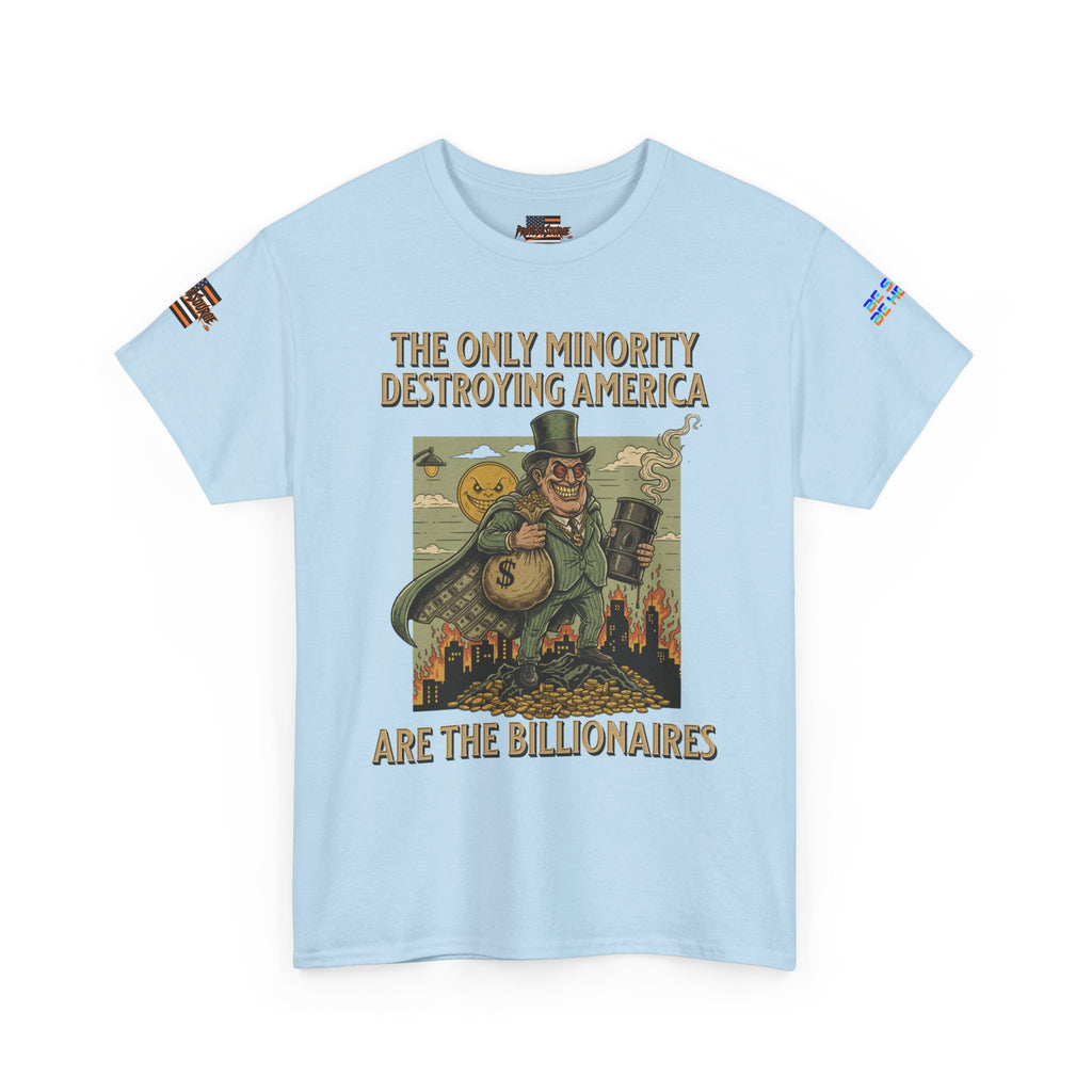 The Only Minority Destroying America Unisex Heavy Cotton Gildan Tee, Casual Wear, Gift for Activists, Comfortable Protest Wear