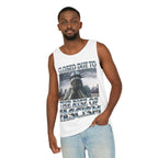 Closed Due to the Rise of Fascism Unisex Cotton Tank Top