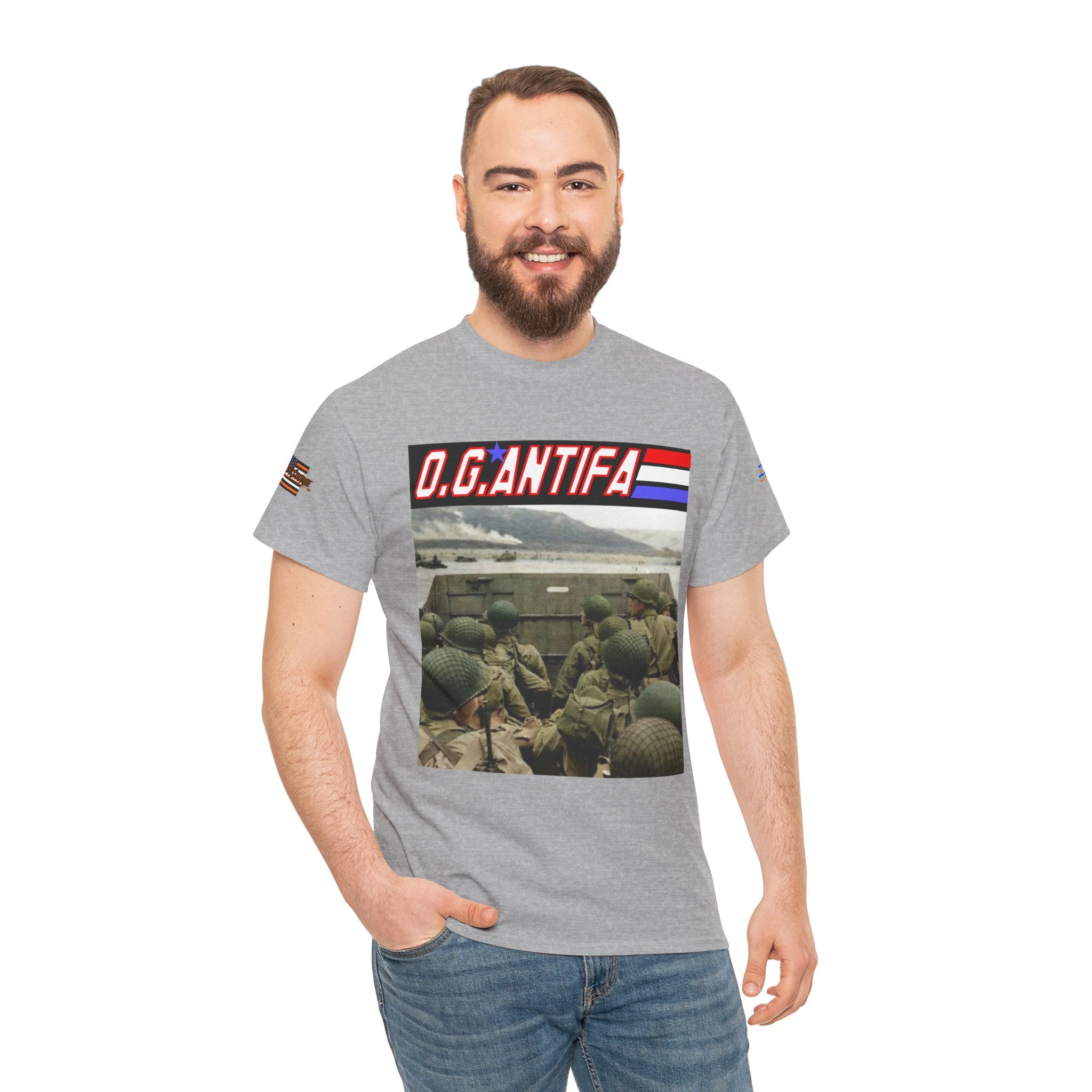 Original Antifa Unisex Heavy Cotton Gildan Tee