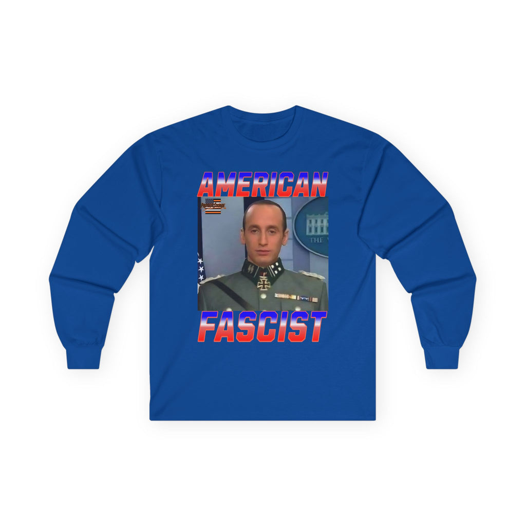American Fascist Long Sleeve Cotton Gildan Tee