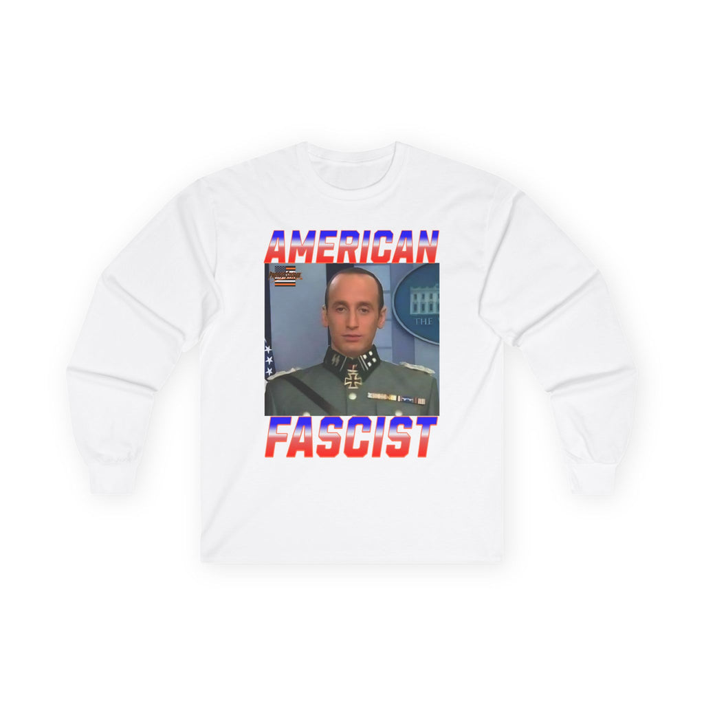 American Fascist Long Sleeve Cotton Gildan Tee