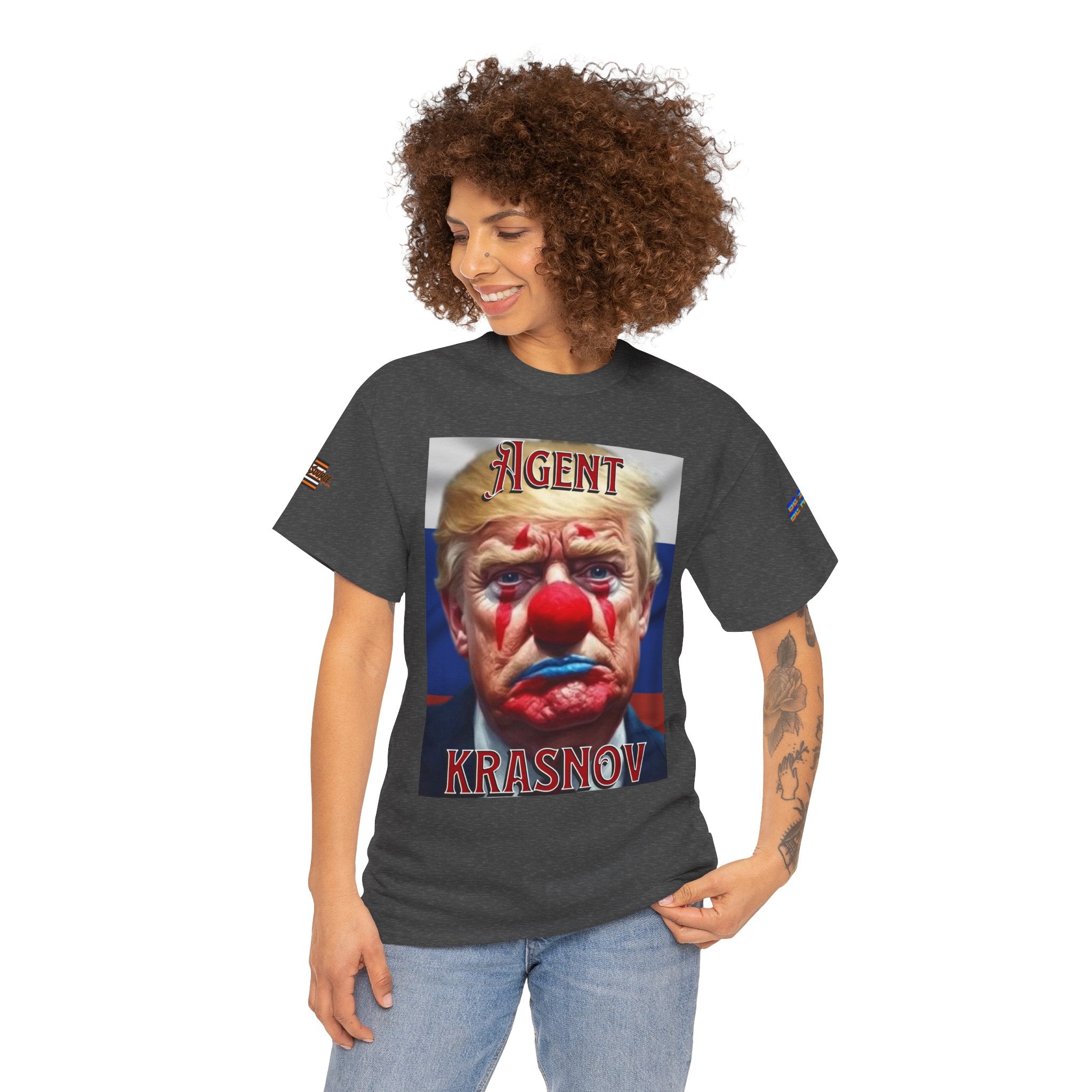 Agent Krasnov Unisex Heavy Cotton Gildan Tee