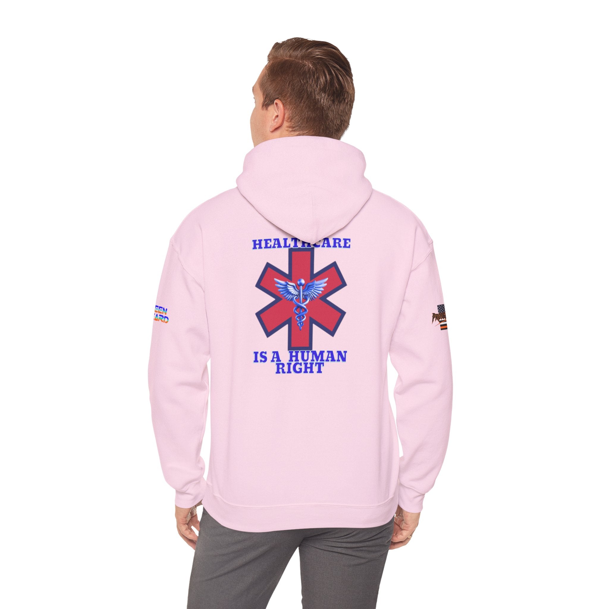 Healthcare is a Human Right Unisex Heavy Blend Gildan Hoodie