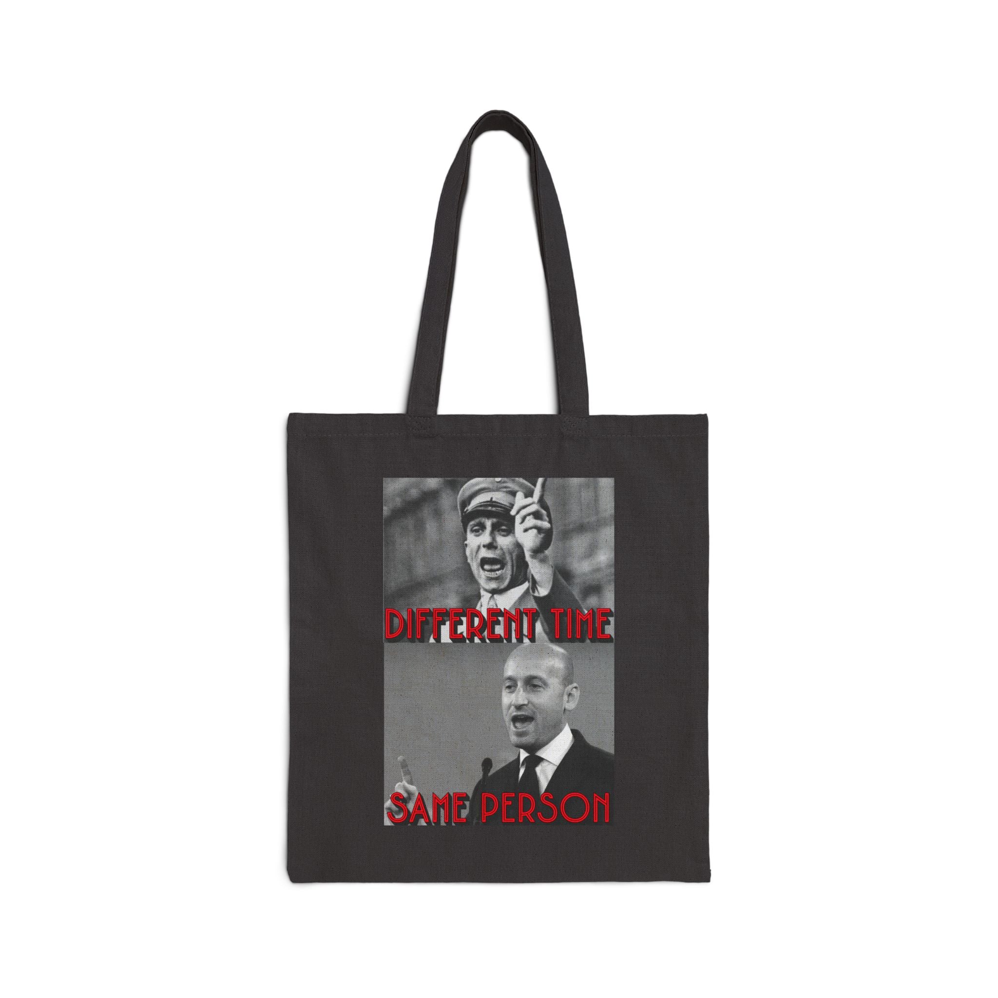 Different Time, Same Person Cotton Canvas Tote Bag