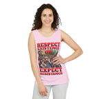 Respect Existence or Expect Resistance Unisex Cotton Tank Top