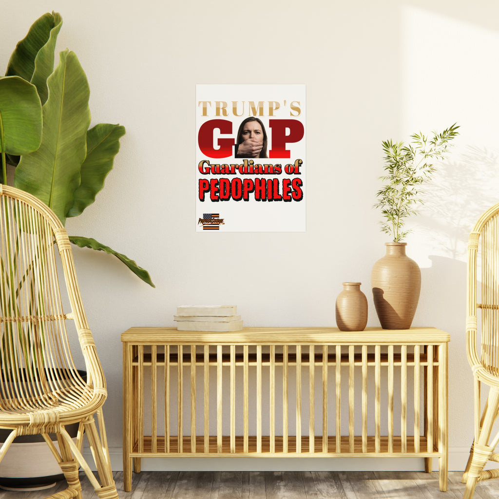 Guardians Of Pedophiles 18"X24" Durable Foam Board Protest Sign