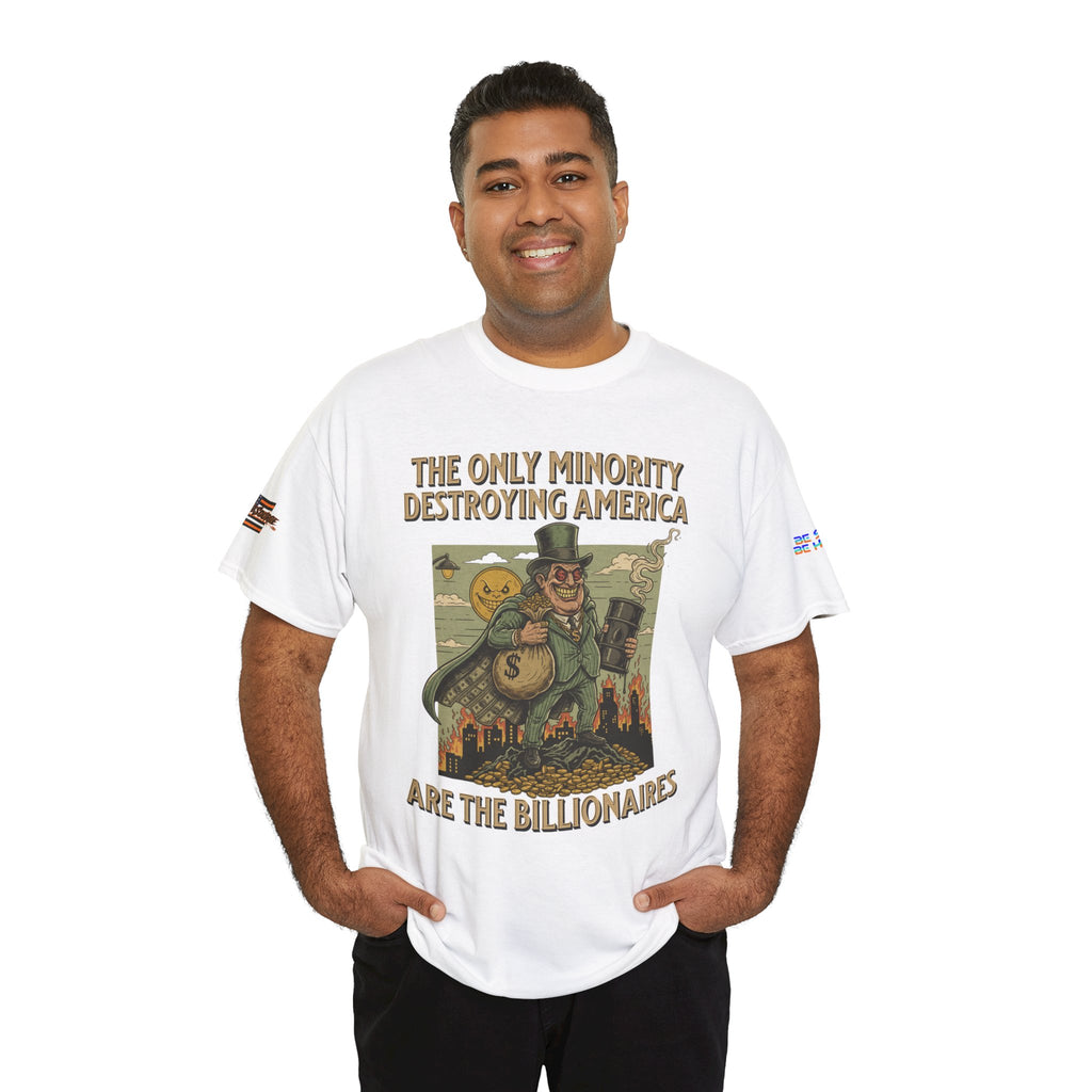 The Only Minority Destroying America Unisex Heavy Cotton Gildan Tee