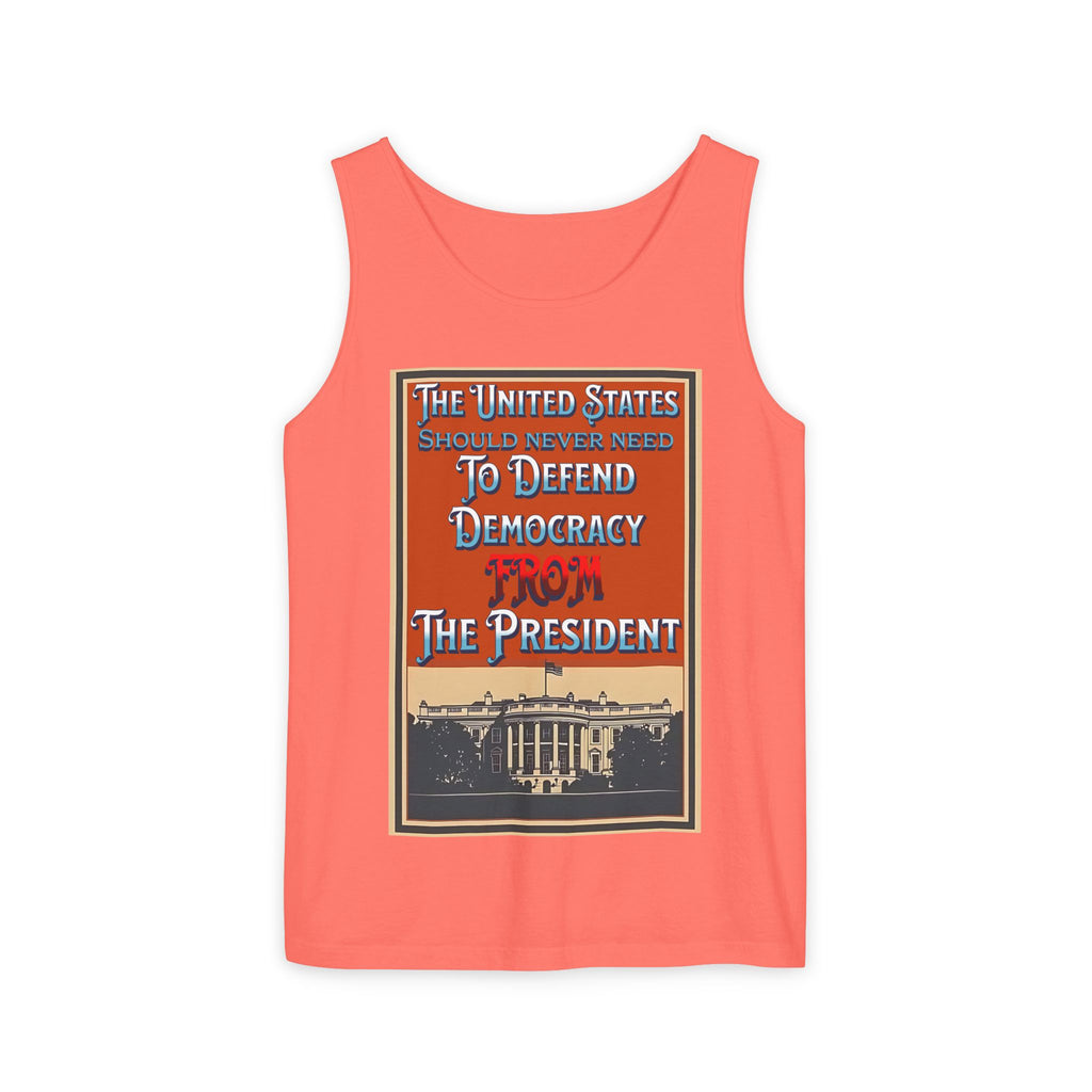 Defending Democracy Unisex Cotton Tank Top
