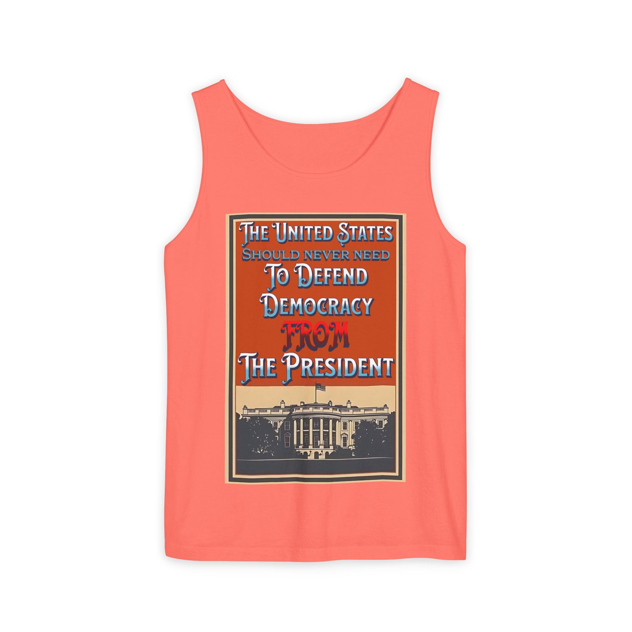 Defending Democracy Unisex Cotton Tank Top