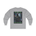 Real Police Don't Wear Masks Long Sleeve Cotton Gildan Tee
