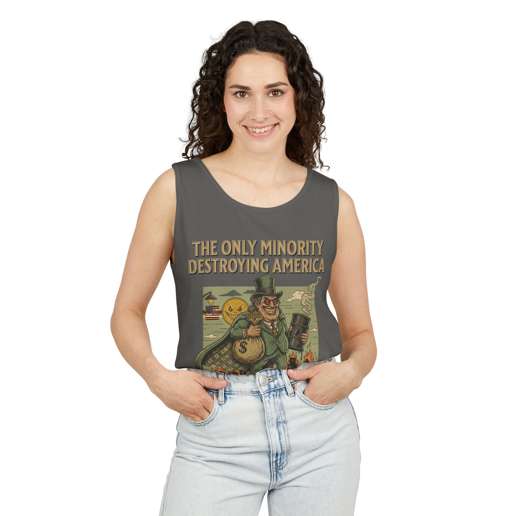 The Only Minority Destroying America Unisex Cotton Tank Top