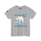 The Wrong ICE is Disappearing Unisex Heavy Cotton Gildan Tee, Casual Wear, Gift for Activists, Comfortable Protest Wear