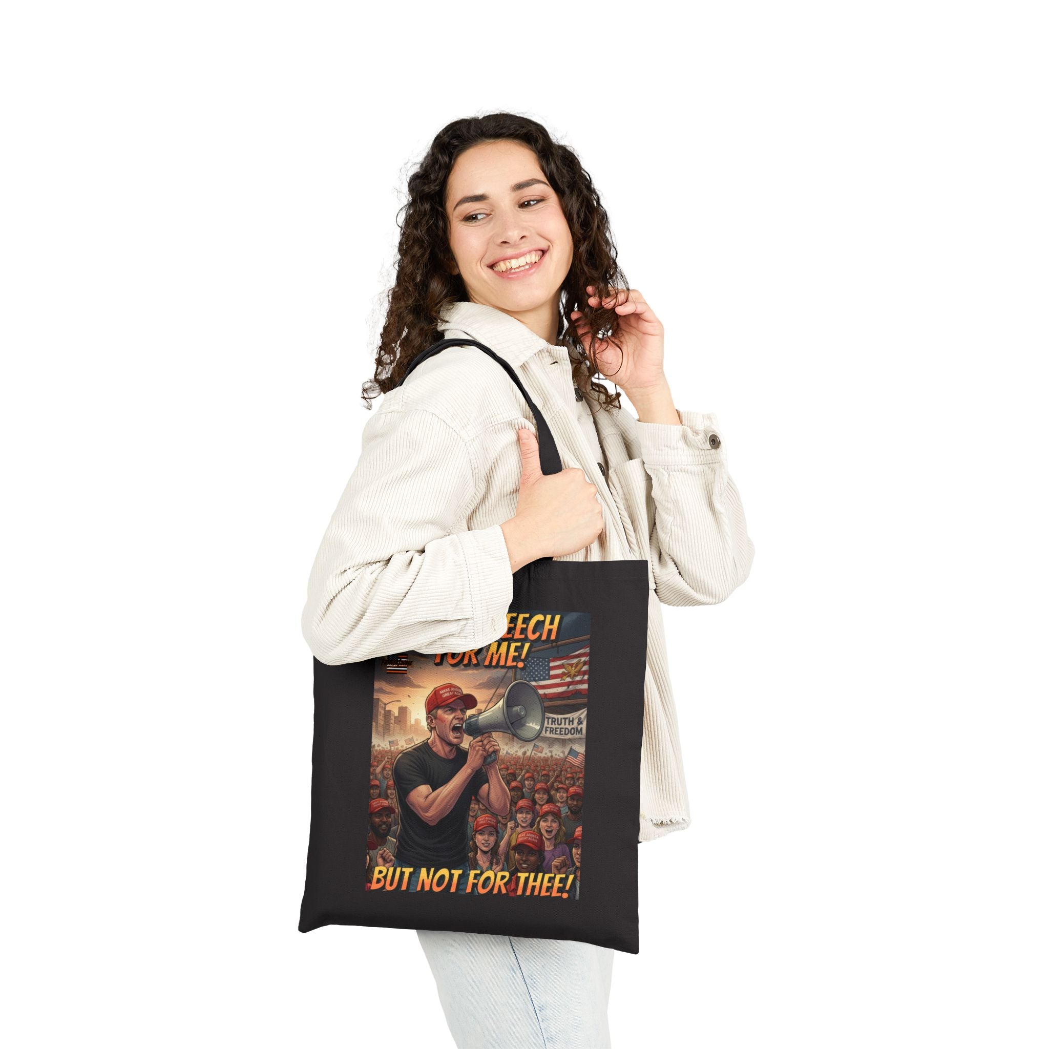 Free Speech For Me But Not For Thee Cotton Canvas Tote Bag