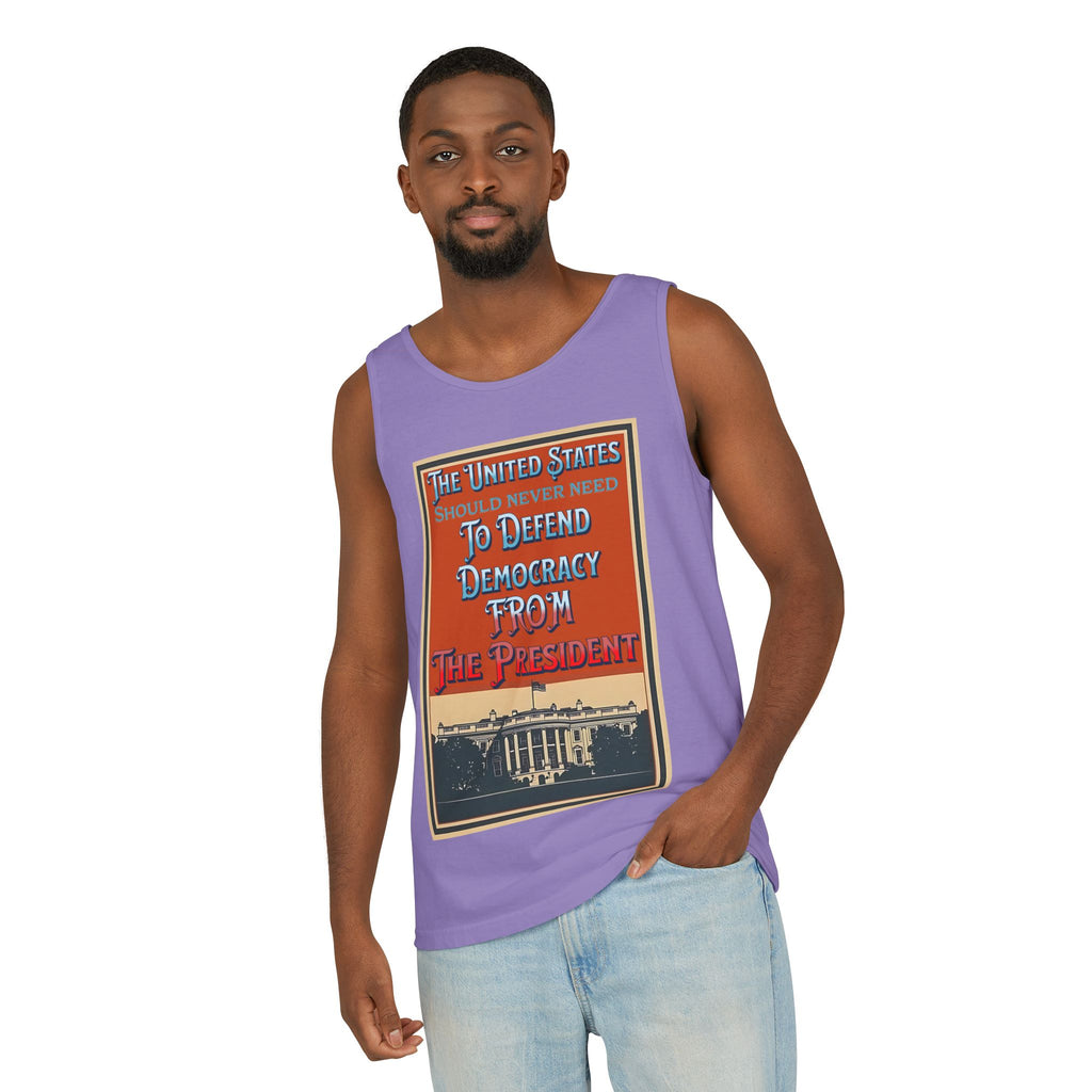 Defending Democracy Unisex Cotton Tank Top