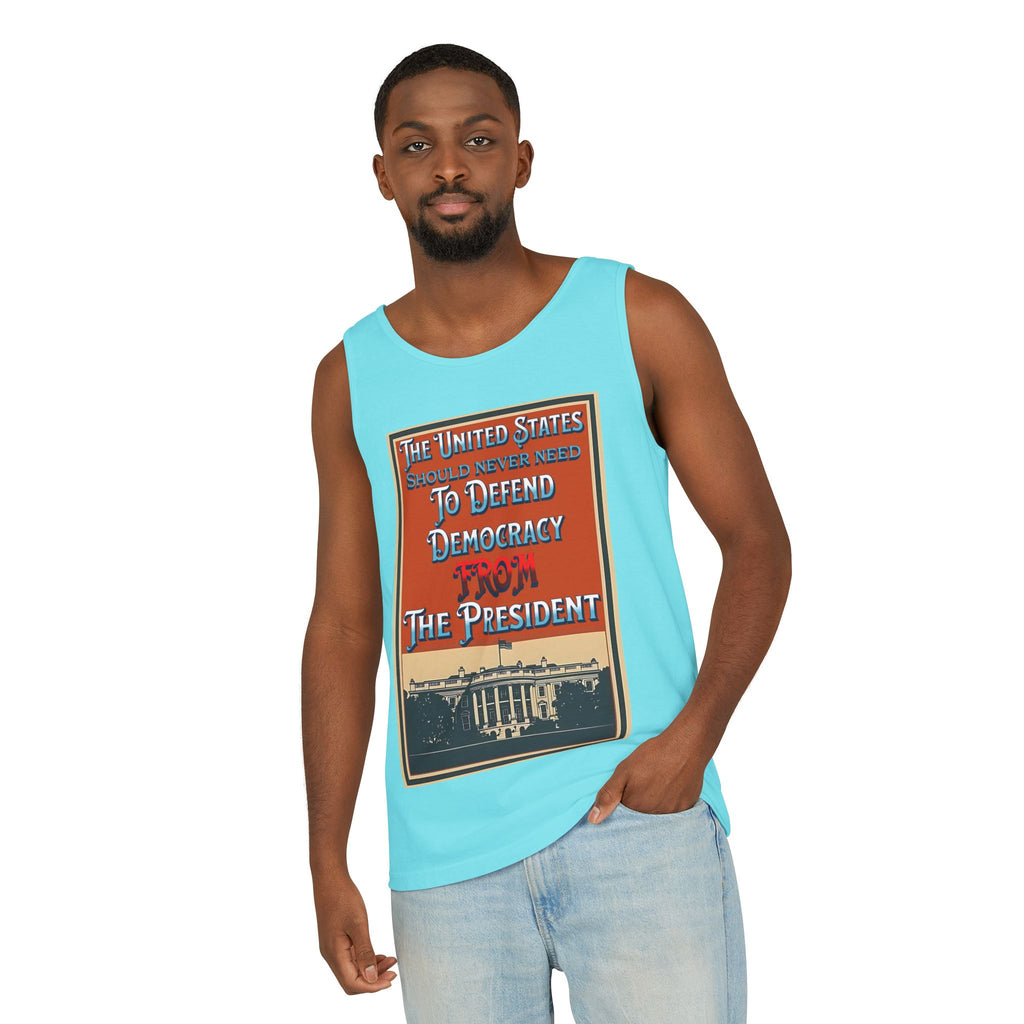 Defending Democracy Unisex Cotton Tank Top