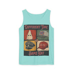 Different Time, Same Hat Unisex Cotton Tank Top