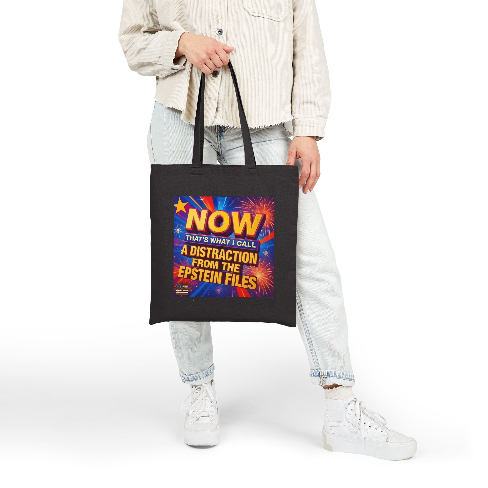 Now That's What I Call A Distraction Cotton Canvas Tote Bag