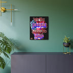 We The People Serve No Kings 16" X 20" Aluminum Metal Protest Sign