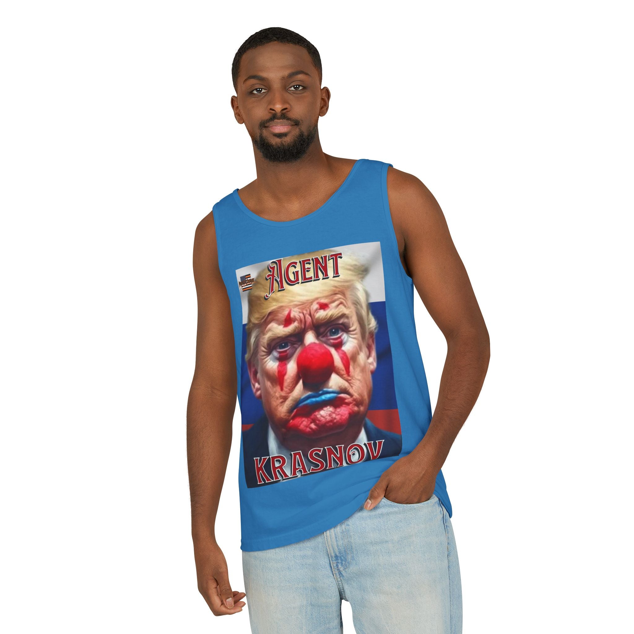 Agent Krasnov Unisex Cotton Tank Top