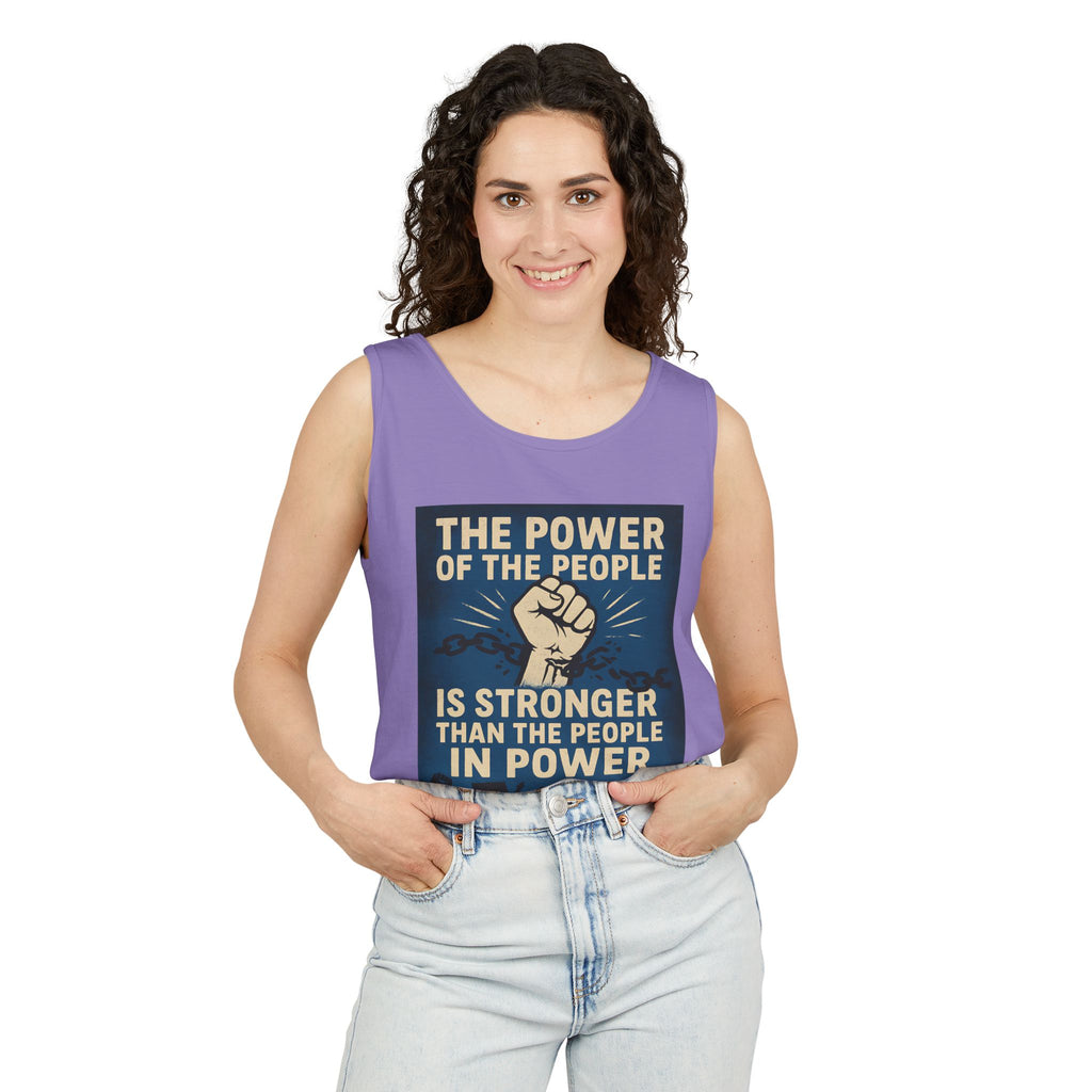 The Power of the People Unisex Cotton Tank Top