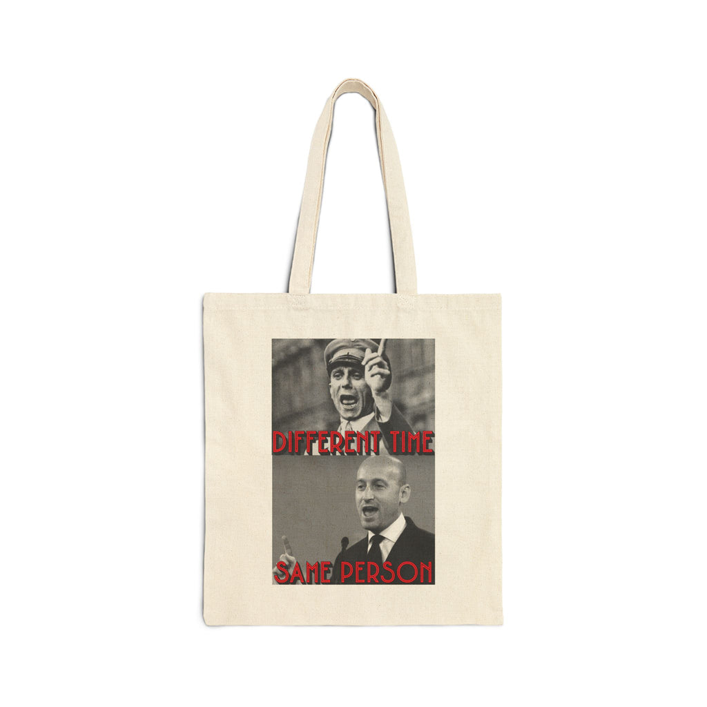 Different Time, Same Person Cotton Canvas Tote Bag