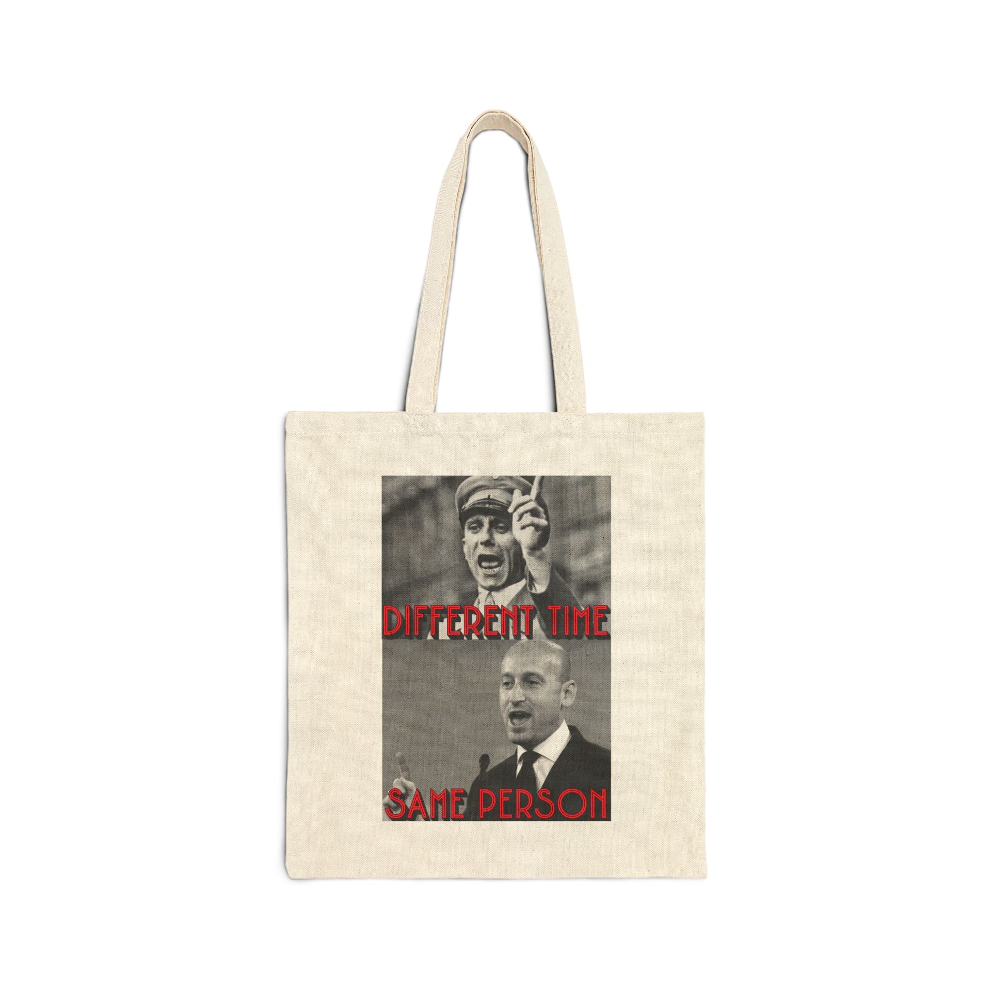 Different Time, Same Person Cotton Canvas Tote Bag