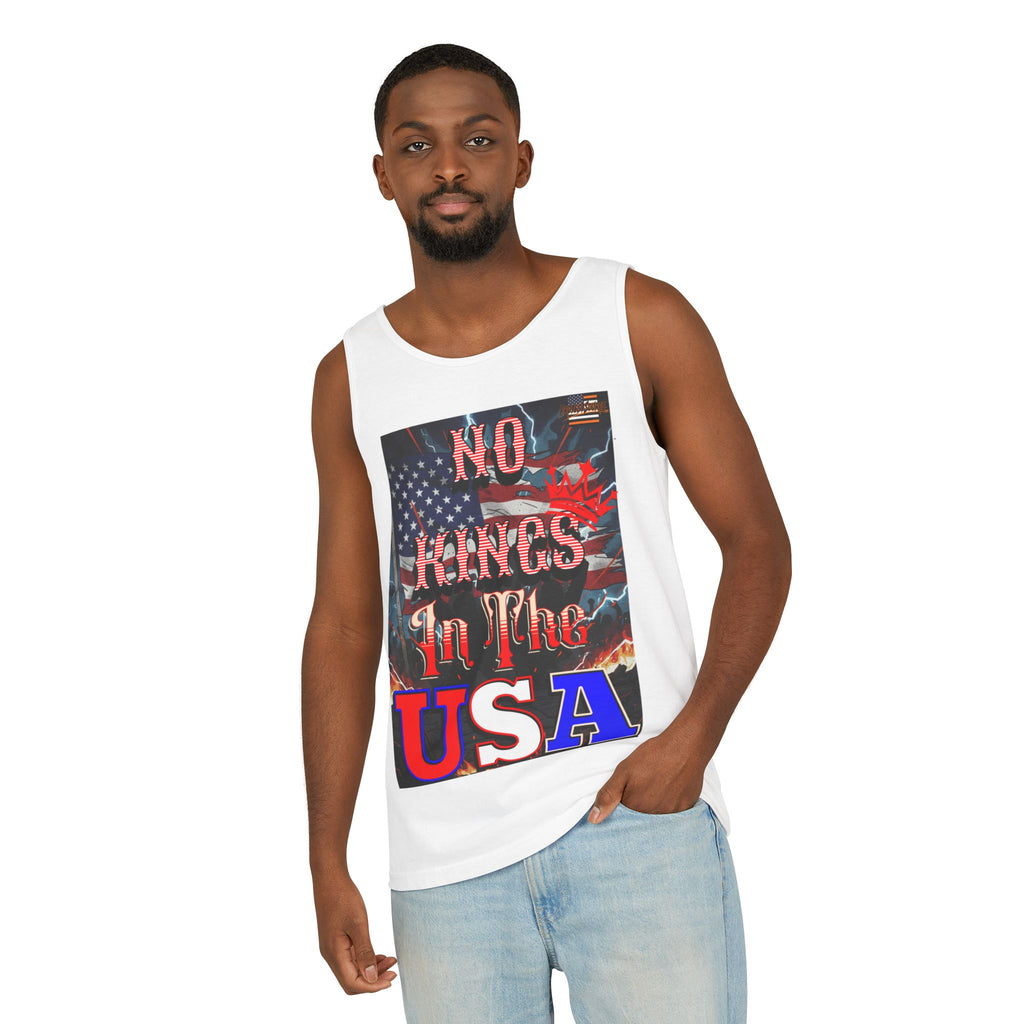 No Kings In The USA Unisex Cotton Tank Top