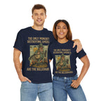 The Only Minority Destroying America Unisex Heavy Cotton Gildan Tee, Casual Wear, Gift for Activists, Comfortable Protest Wear
