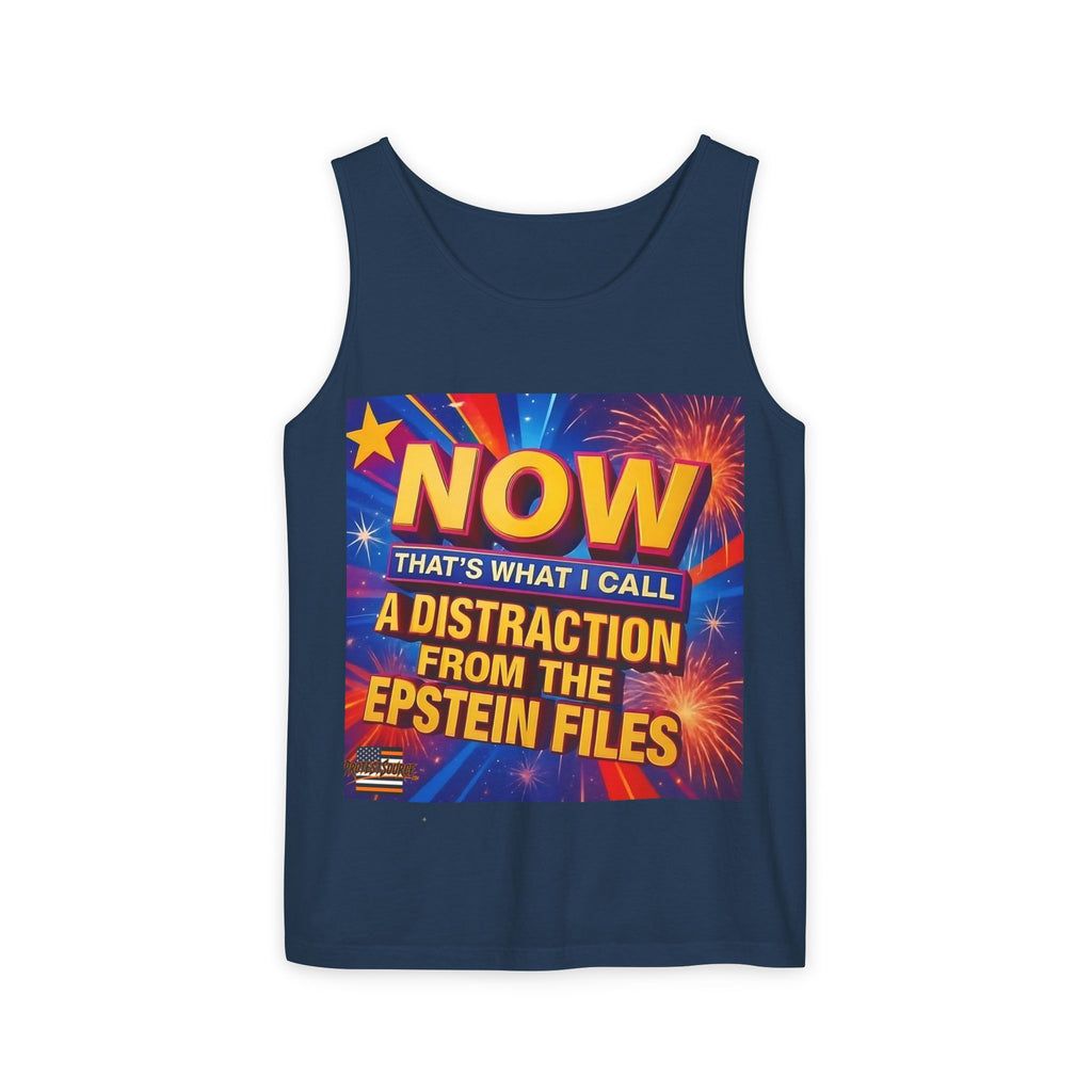 Now That's What I Call A Distraction Unisex Cotton Tank Top