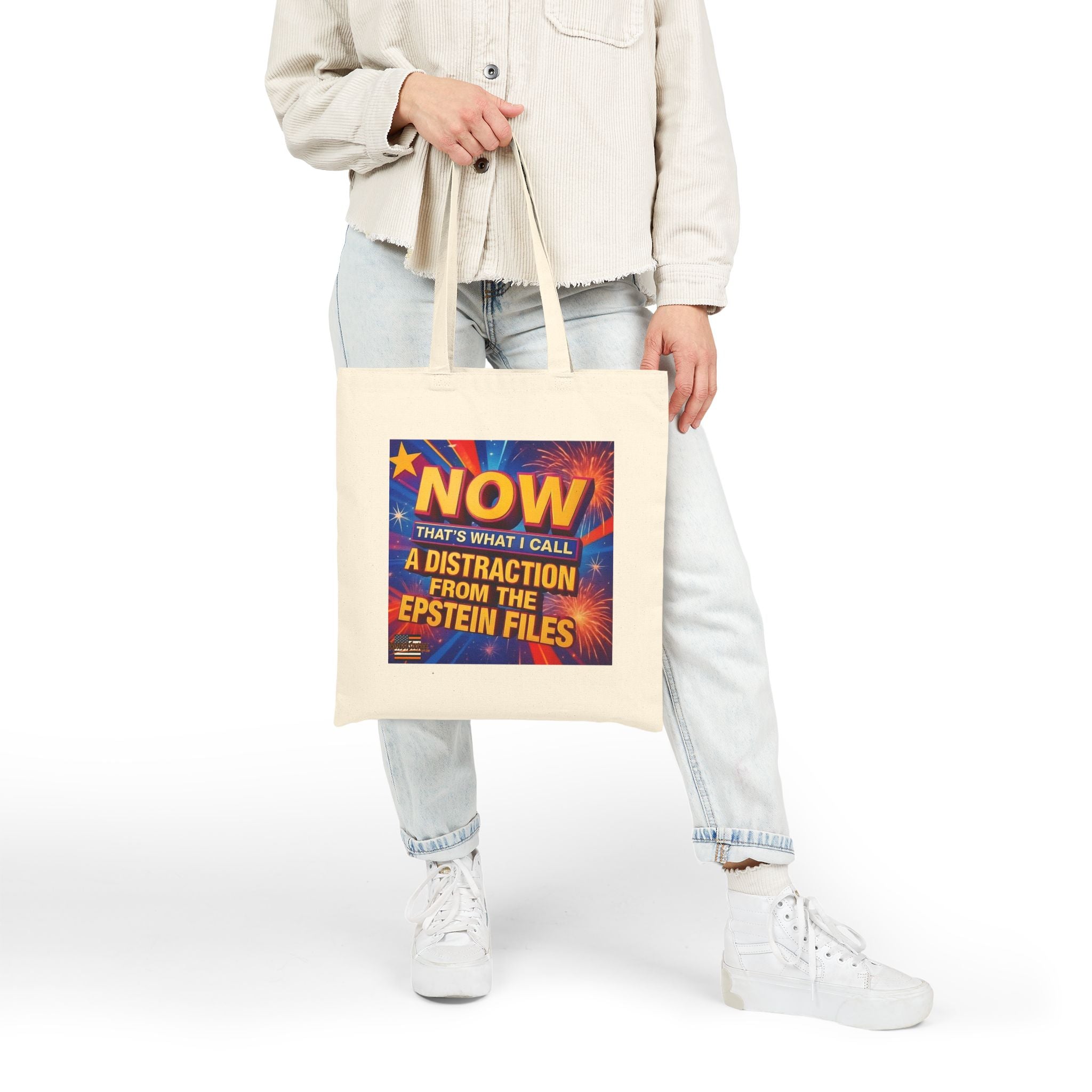 Now That's What I Call A Distraction Cotton Canvas Tote Bag
