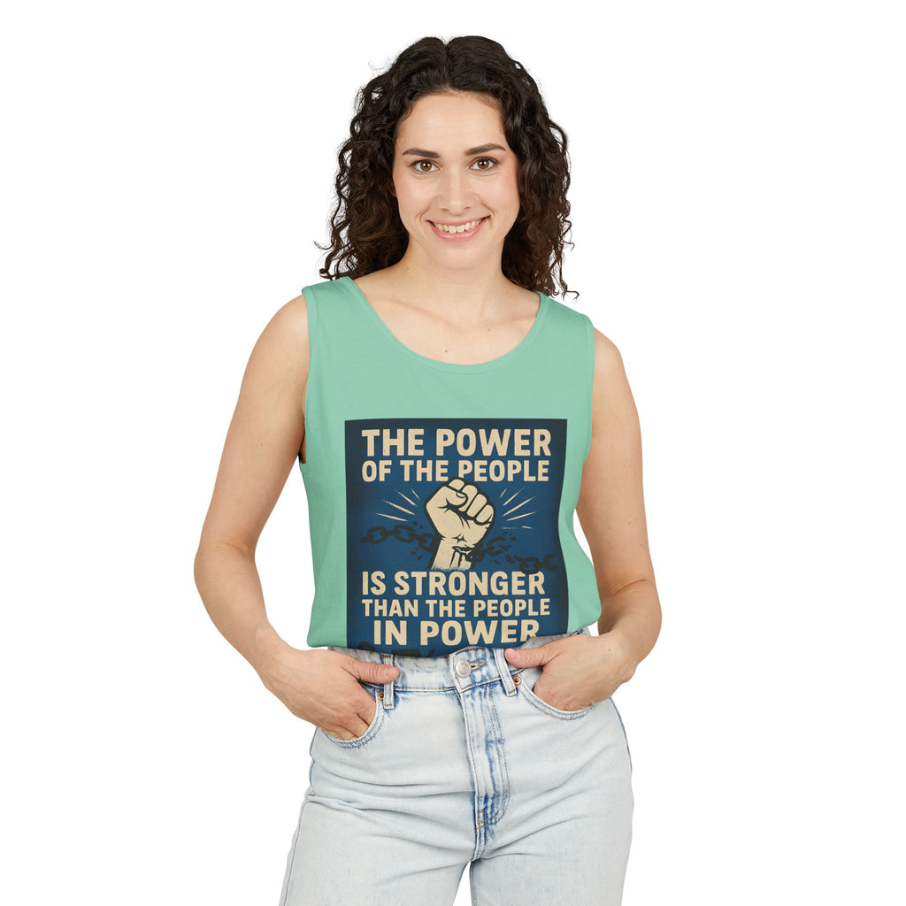 The Power of the People Unisex Cotton Tank Top
