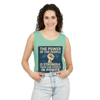 The Power of the People Unisex Cotton Tank Top