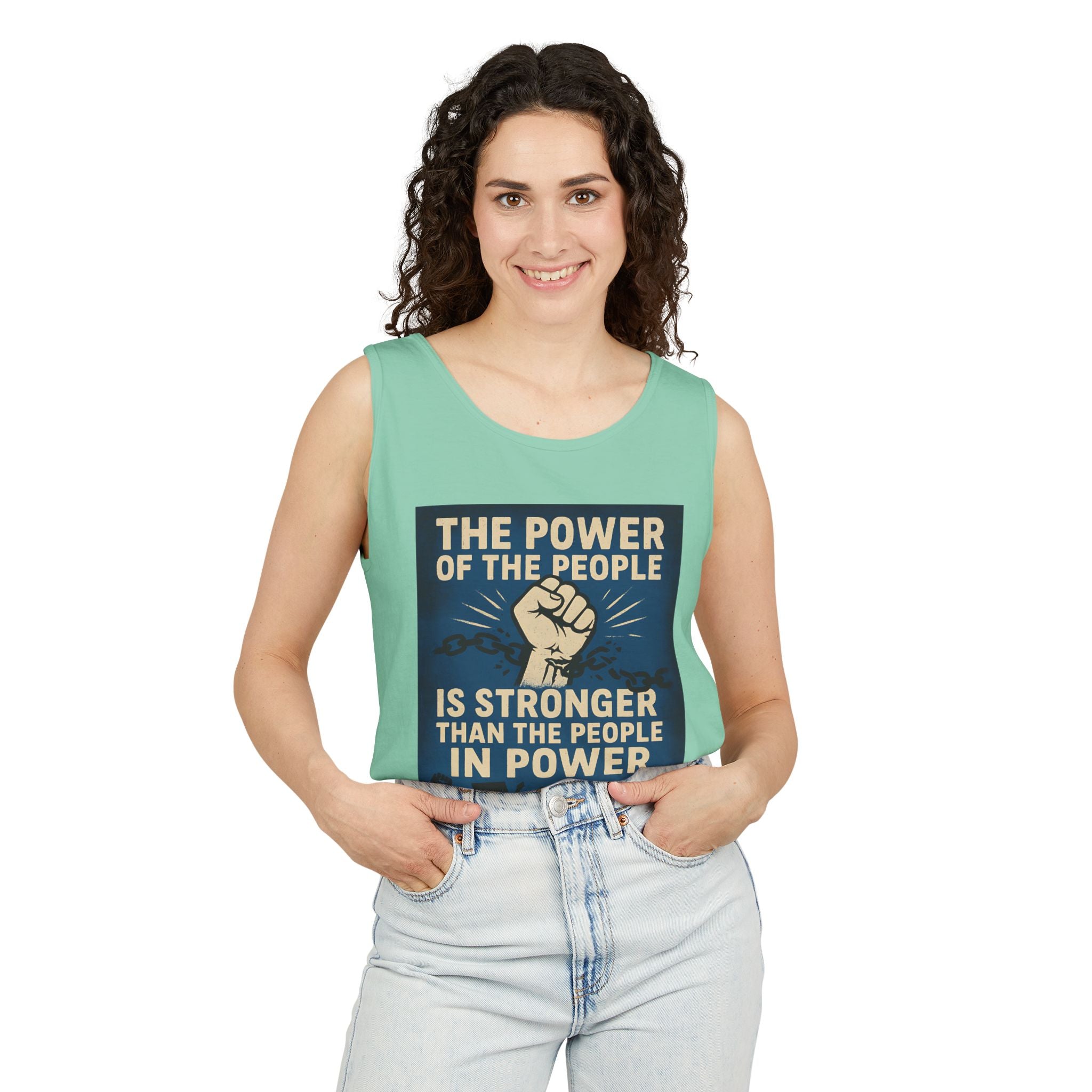The Power of the People Unisex Cotton Tank Top