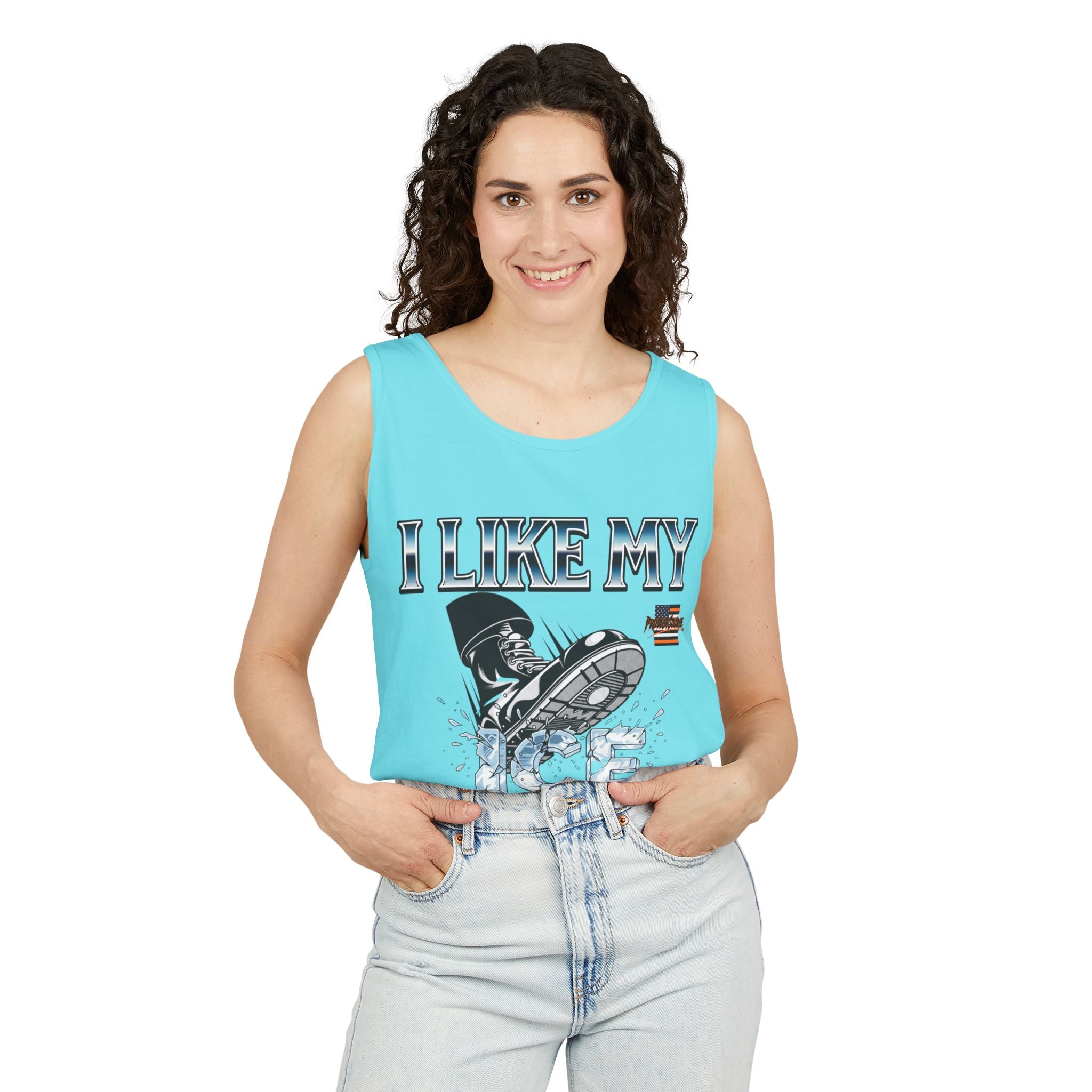 I Like My ICE Crushed Unisex Cotton Tank Top