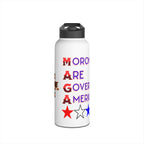 Morons Are Governing America Insulated  32 oz. Water Bottle, Perfect for Activists, Protests, Commuters, Gifts, and Daily Use