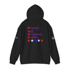 Morons Are Governing America Unisex Heavy Blend Gildan Hoodie Sweatshirt, Casual Wear, Gift for Activists, Comfortable Protest Wear