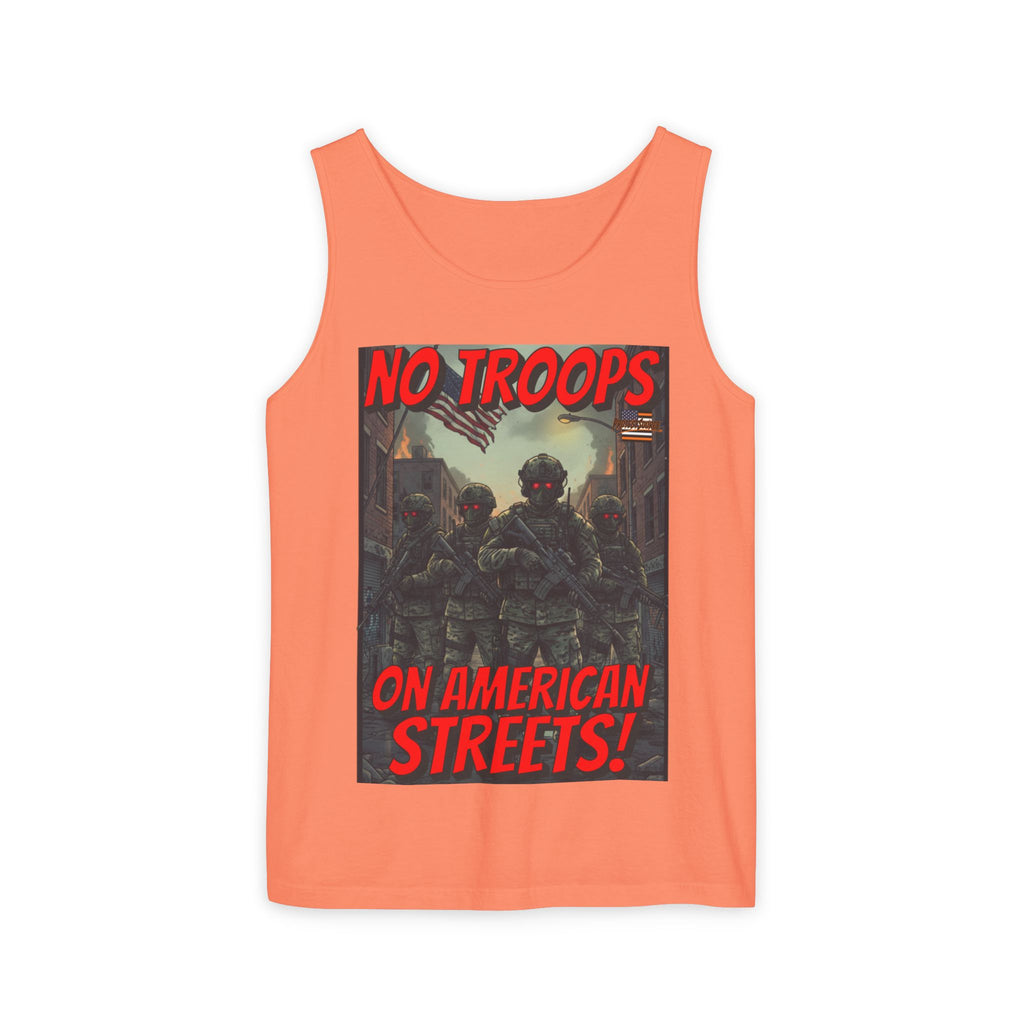 No Troops On American Streets Unisex Cotton Tank Top